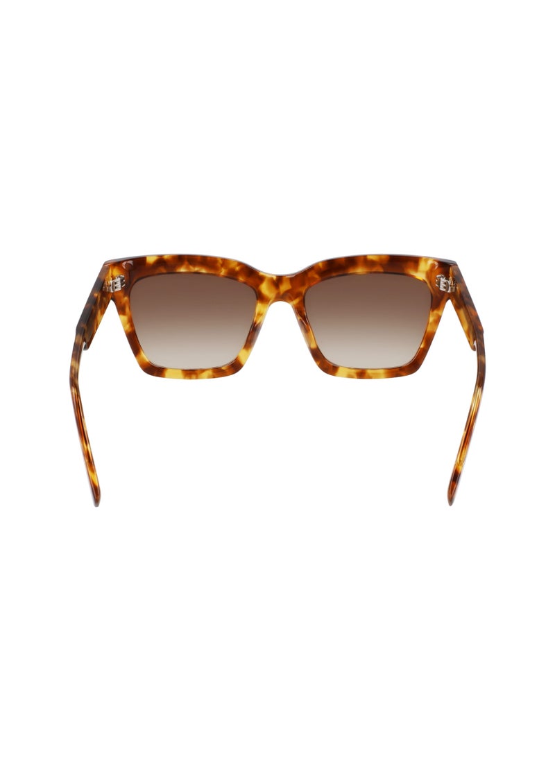 DKNY FULL RIM ACETATE ACETATE DKNY SUN DK551S 5318 (243) HONEY TORTOISE  - Image 5