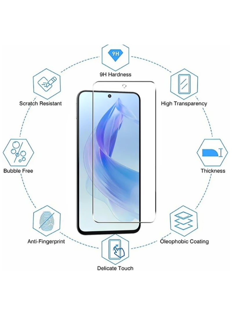 1 Pack for Honor 400 Screen Protector，High definition transparent anti-scratch, no bubbles, easy to install - Image 4