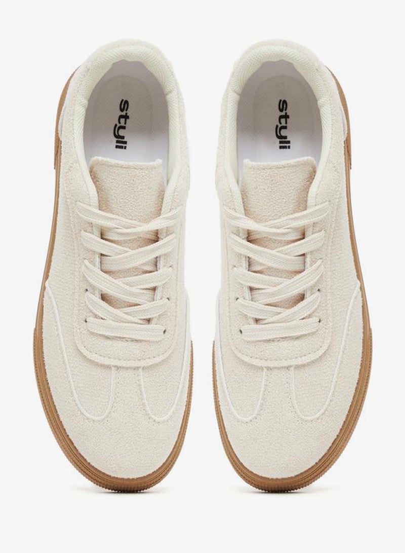 ستايلي اكتيف سنيكرز برباط دائري سادة - Image 5