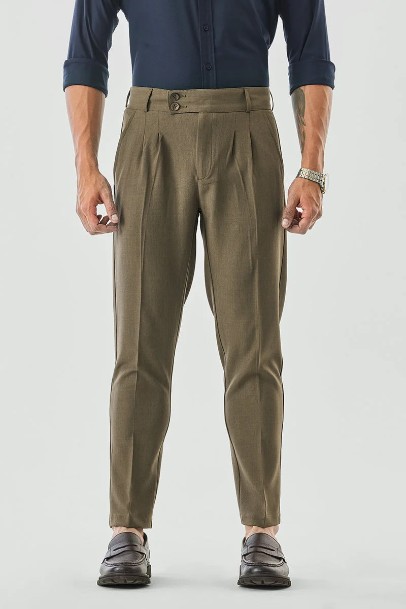 SNITCH Slim Fit Stretch Trousers