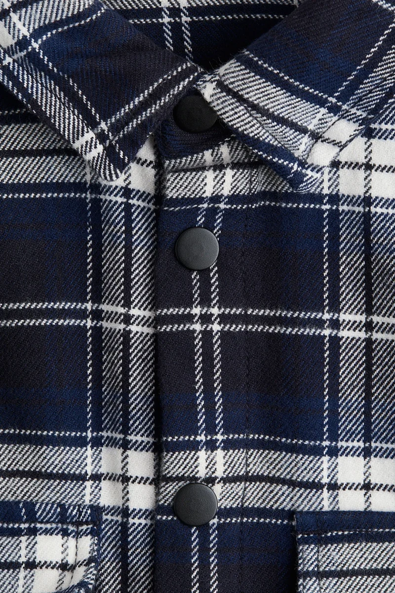 H&M Cotton flannel overshirt