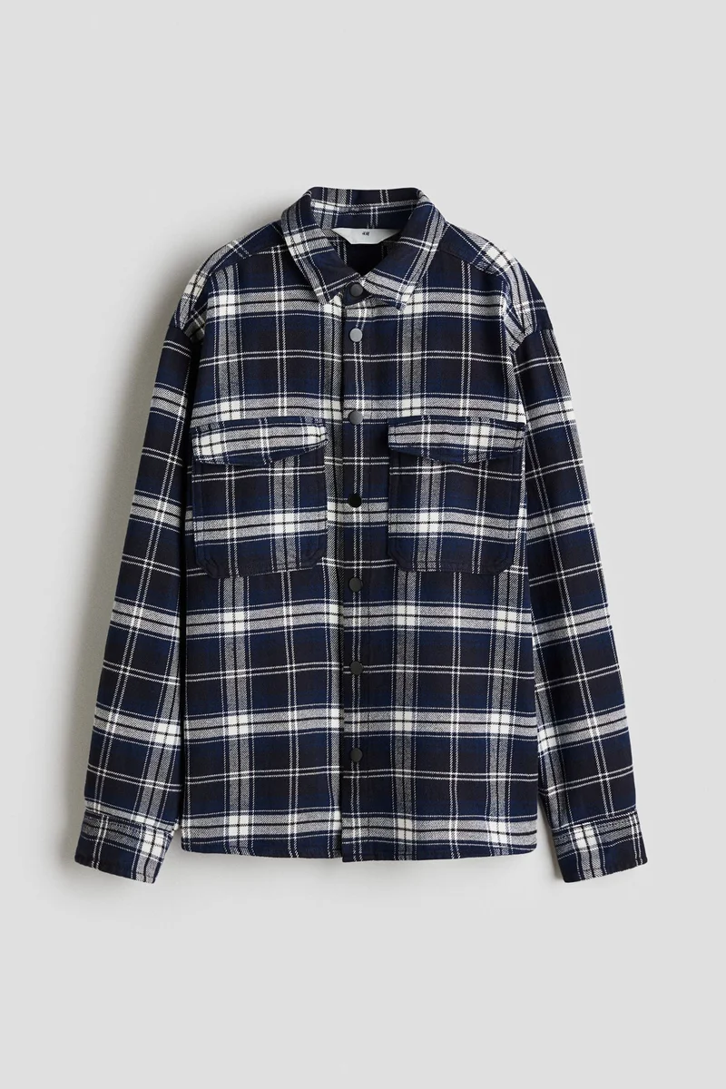 H&M Cotton flannel overshirt