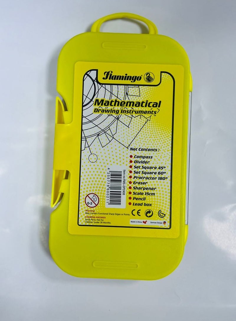 Flamingo أدوات الرسم الرياضية متعددة الألوان للاستخدام في المدرسة والمكتب - Image 2