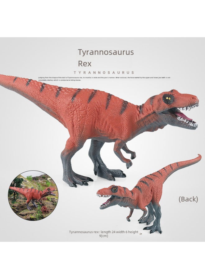 Children's Birthday Gift Jurassic Dinosaur Toy Tyrannosaurus Rex Pterosaur Simulation Wild Animal Model Home Decoration-Color:BG PURPLE PURPLE Nail Dragon (Hollow) - Image 2