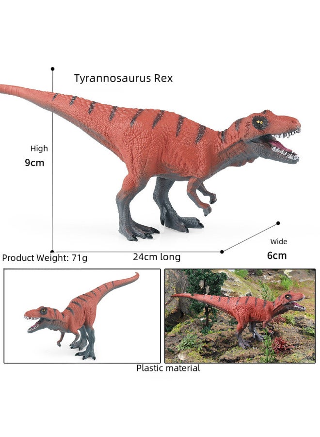 Children's Birthday Gift Jurassic Dinosaur Toy Tyrannosaurus Rex Pterosaur Simulation Wild Animal Model Home Decoration-Color:BG PURPLE PURPLE Nail Dragon (Hollow) - Image 4