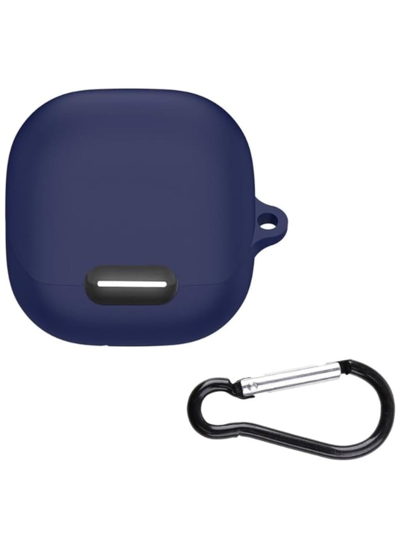 Silicone Earphone Case Compatible for Anker Soundcore Liberty 4 NC, Protective Earphones Cover Box Shockproof Earbuds Case Shell Holder Headphone Pouch Storage Housing Dust Cover(Only Case) (Navy Blue)  - Image 1