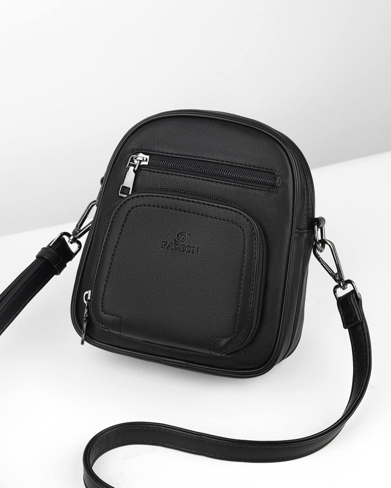 FADEON Small Purses for Women Crossbody Bags, Designer PU Leather Mini Cross Body Purse Travel Shoulder Bag Card Slots - Image 3