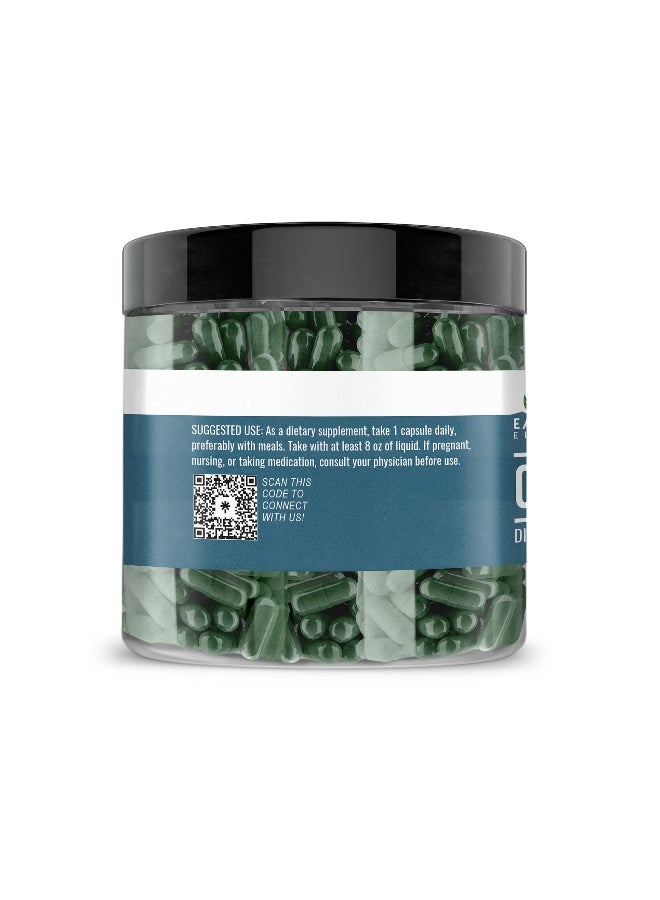 earthborn elements Chlorella 200 Capsules, Pure & Undiluted, No Additives  - Image 3