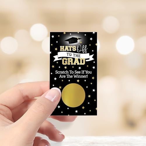 DISTINCTIVS Scratch Off Graduation Party Game, Graduation Games for Parties 2025, 30 Cards - Image 2
