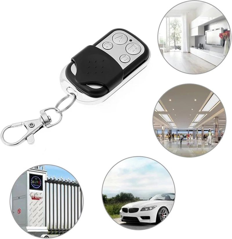 Garage Door Remote, Clone Learning Code 4 Buttons 433MHz Copy Remote Controller Universal Replacement Wireless Portable for Gate Garage - Image 3