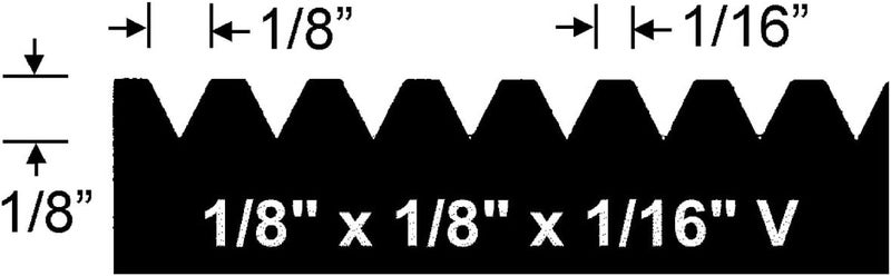 M-D Building Products Premium Flat V Notch Trowel with Comfortable Grip - Image 2