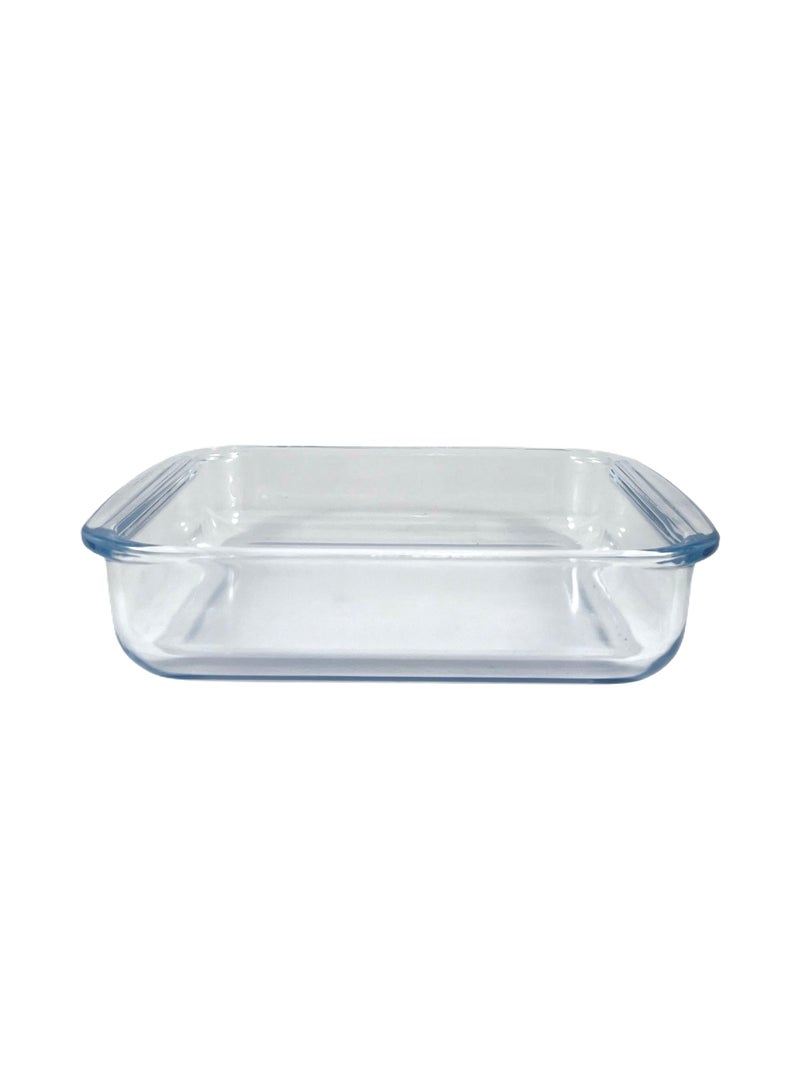 Homemaker Square Glass Baking Dish, 3 Lt Capacity, 32X28.5 Cm Diameter, 6 Cm Height - Clear - Image 2