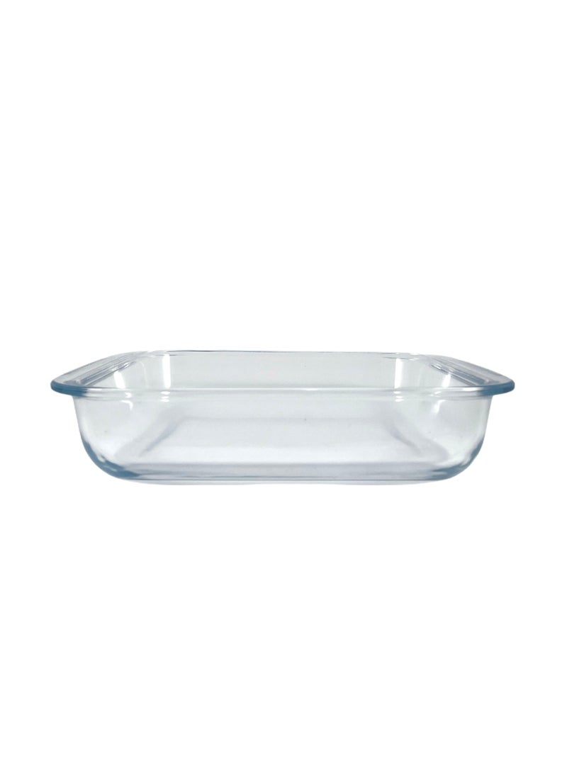 Homemaker Square Glass Baking Dish, 3 Lt Capacity, 32X28.5 Cm Diameter, 6 Cm Height - Clear - Image 3