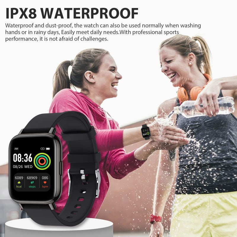 Smartwatch Bluetooth 5.0 Connectivity 1.69-inch Touchscreen Water Resistance Up to 5 Atm Heart Rate Monitoring Up to 10 days battery capacity Compatible with Android and IOS/ In Brazil - Image 2