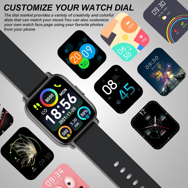 Smartwatch Bluetooth 5.0 Connectivity 1.69-inch Touchscreen Water Resistance Up to 5 Atm Heart Rate Monitoring Up to 10 days battery capacity Compatible with Android and IOS/ In Brazil - Image 3