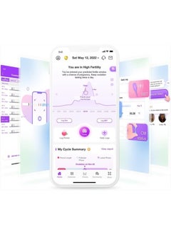 Easy@Home Ovulation & Pregnancy Test Strips Kit: 40 Ovulation Strips and 10 Pregnancy Tests– Accurate Fertility Tracker OPK - Powered by Premom Ovulation APP | 40LH + 10HCG + 50 Urine Cups  - Image 5