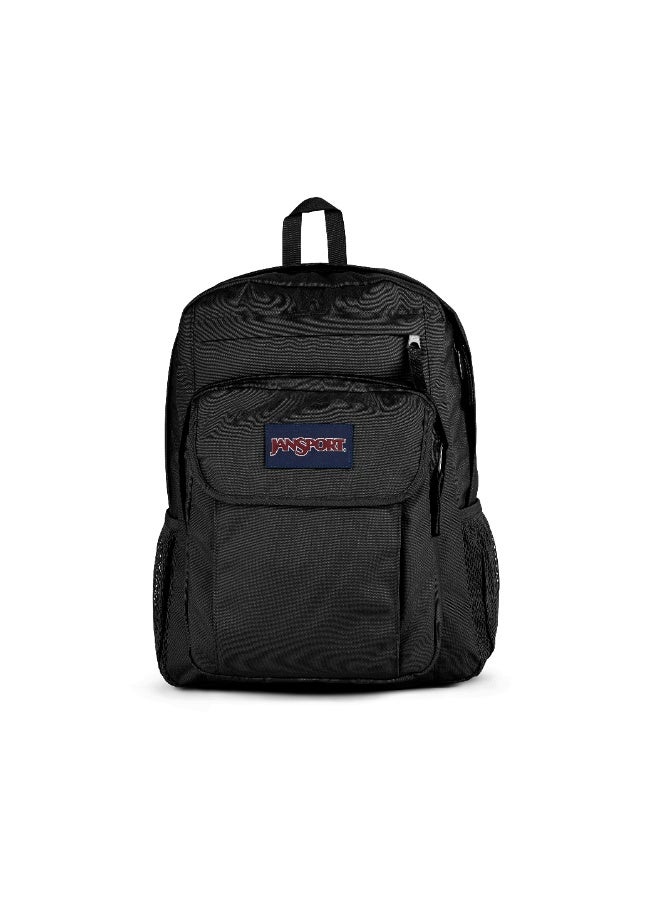 JanSport Union Pack Backpack, Black, 15-Inch Laptop Sleeve, Spacious Main Compartment, Ergonomic Shoulder Straps, Water Bottle Pocket - Image 3