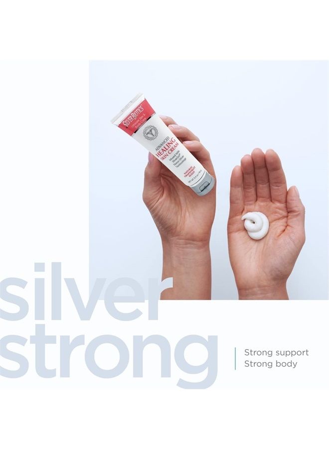 American Biotech Labs Silver Biotics Nano Silver Healing Lotion Cream Grapefruit Scent Infused 20 PPM SilverSol and Hyaluronic Acid | All Natural Ingredients to Heal, Smooth Your Skin Blemishes and Scars (3.4 oz.)  - Image 3