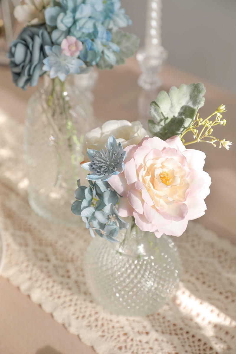 Serra Flora Artificial Flowers Combo Box Set Faux Flowers Bulk Flower Leaf with Stems Arrangements for DIY Wedding Bouquets Party Table Centerpieces Home Decorations Indoor Outdoor - Image 4