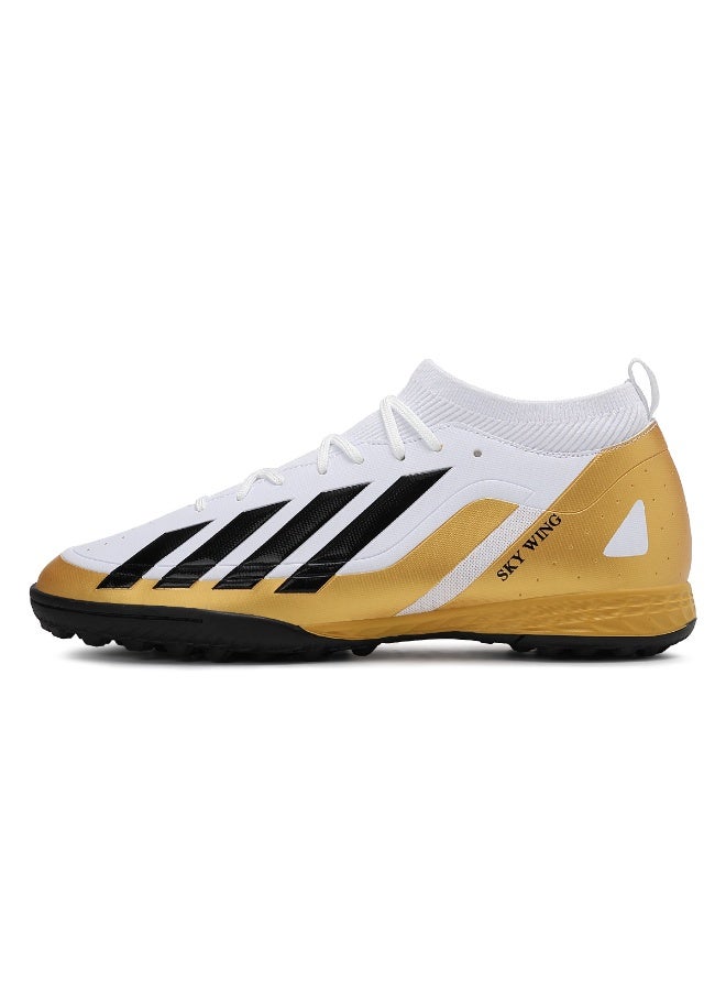 SKY WING Unisex Soccer Cleats Lightweight Lacing System IC/IN Sole Multi-Color face Men And Women Football Shoes with Ankle Support for Beginners to Advanced Players - Image 3