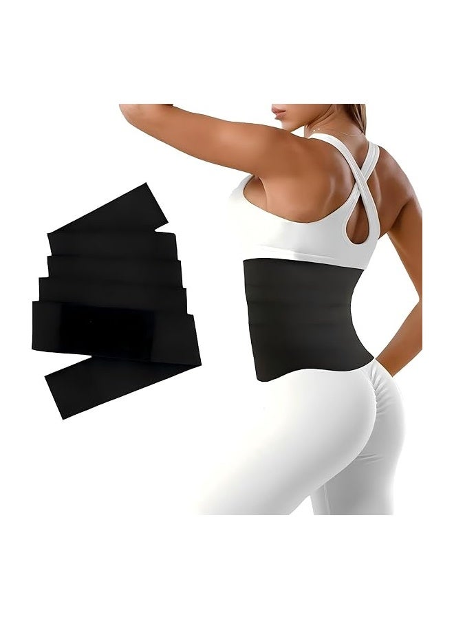 FRISKY Women's Waist Trainer Velcro Elastic Wrap Corset Plus Size Trainer Corset Tummy Control Slimming Abdominal Shaper Workout Waist Trimmer Suitable for Gym Exercise Body Shaping Waist Trimmer Belt - Image 3