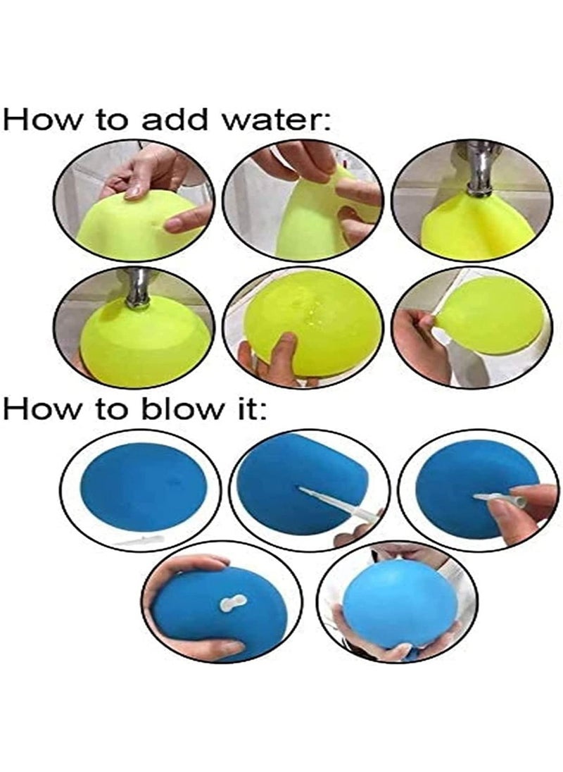 GT-Wheel Bubble Ball Toy for Adults Kids Inflatable Water Ball Beach Garden Ball Soft Rubber Ball Outdoor Party (Pink small 40CM 1PC)  - Image 5