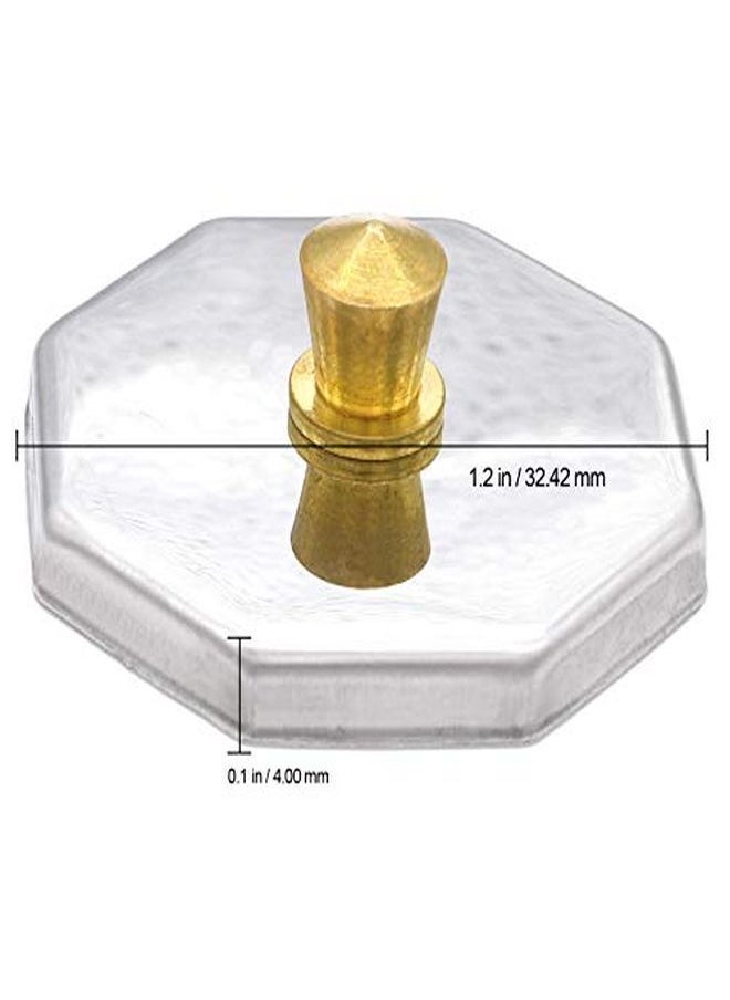 Beauticom 4 Pcs Acrylic Liquid Powder Dappen Dish Glass Crystal Cup With Stainless Steel Metal Lid Glassware Tool For Nail Art  - Image 4