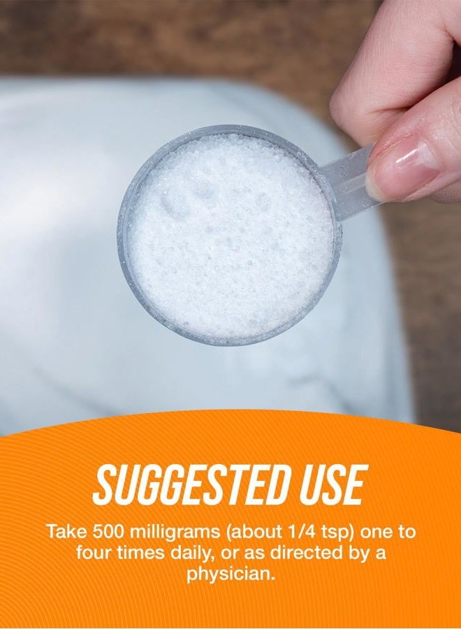 BulkSupplements .com L-Carnitine Fumarate Powder - Carnitine Supplement, Carnitine Powder, L-Carnitine 500mg - Gluten Free, 500mg per Serving, Gluten Free, 500g (1.1 lbs) (Pack of 1) - Image 4