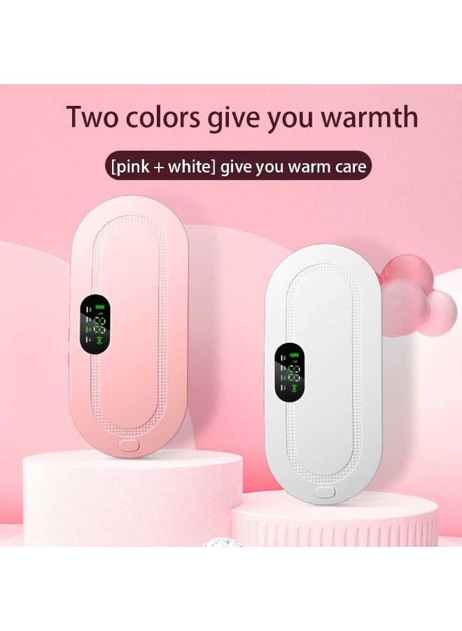 Generic Jrechio Portable Cordless Heating Pad USB Battery Operated Heat Pad with 3 Heat Levels 4 Massage Modes Electric Heating Belt for Menstrual Period Back Pain Relief zhengzilu  - Image 2