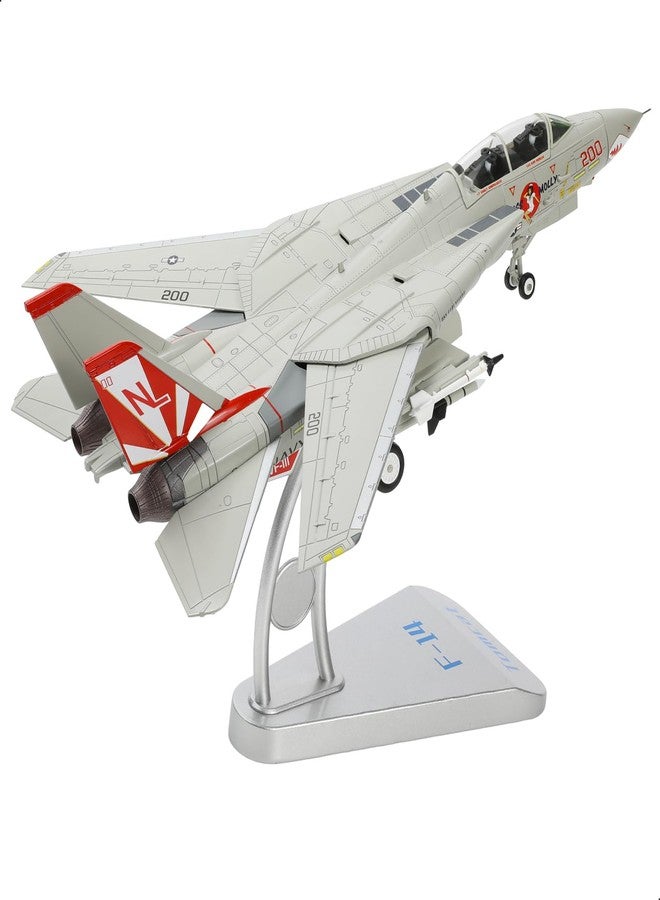 NUOTIE F-14 Tomcat US Navy VF-111 Sun Downers Miss Molly 1/72 DieCast Fighter Military Aircraft Models - Image 1