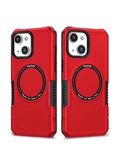 Generic Case Cover For iPhone 13 MagSafe Shockproof Armor Phone Case Red 