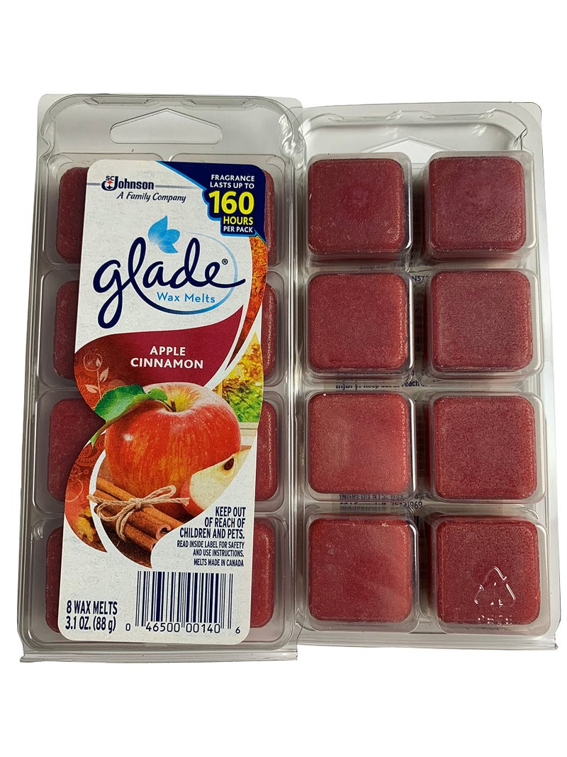 Glade Wax Melts Apple Cinnamon 8 ct. (Pack of 2) - Image 1