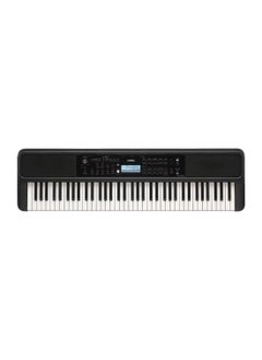 YAMAHA PSR-EW320 76 Touch Sensitive Key Portable Keyboard for Beginners with Music Rest, Power Adapter - Black  - Image 1
