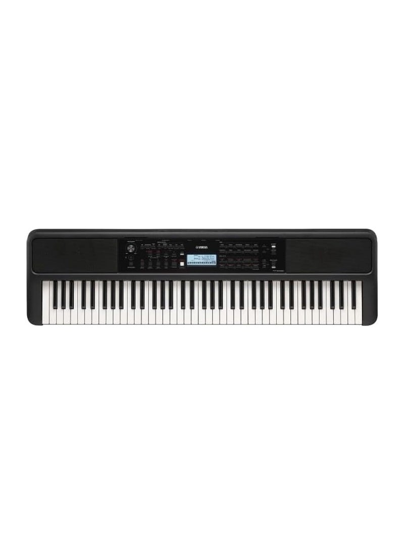 YAMAHA PSR-EW320 76 Touch Sensitive Key Portable Keyboard for Beginners with Music Rest, Power Adapter - Black  - Image 1