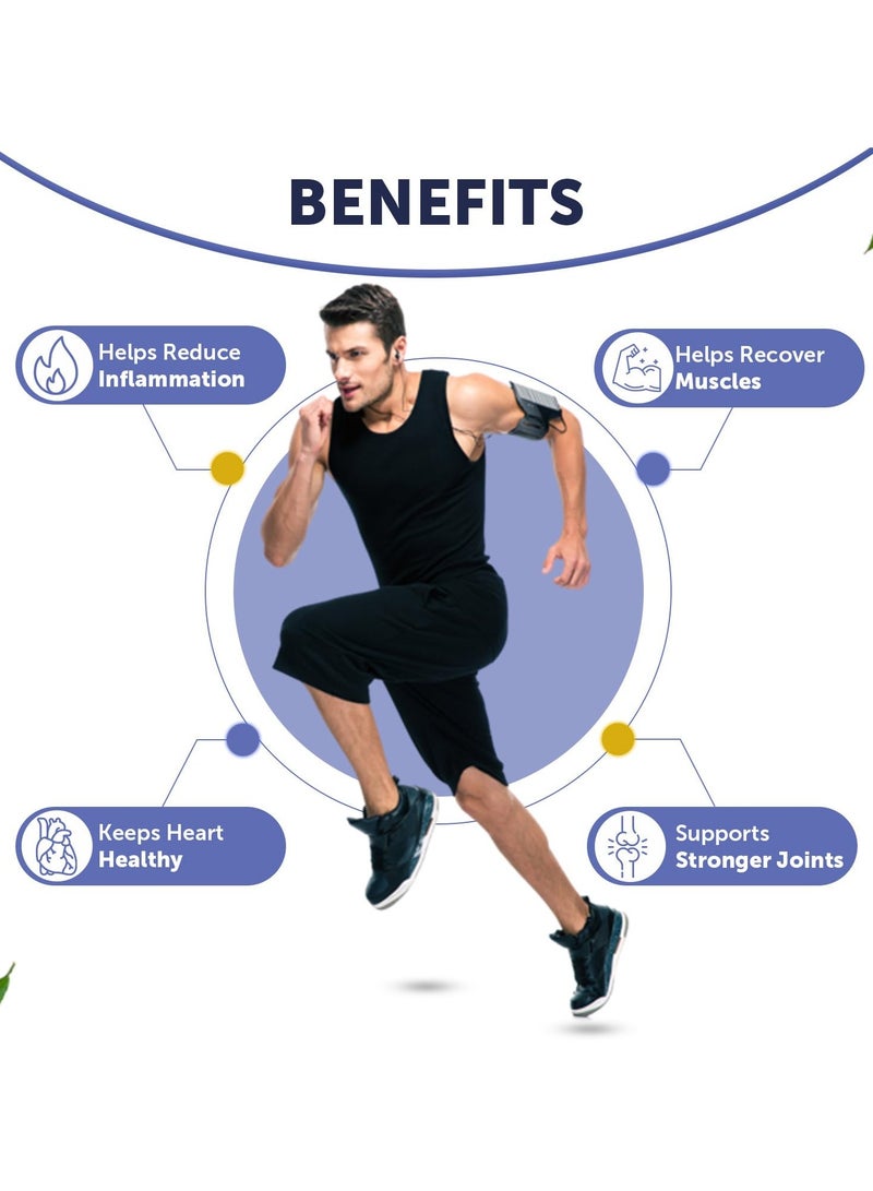 Neuherbs Deep Sea Omega 3 Fish Oil - Omega 3 Supplement Triple Strength 2500 Mg, 60 Softgel for Men and Women, Fish Oil softgels With No Fishy Burps with Lemon Flavour - Image 3