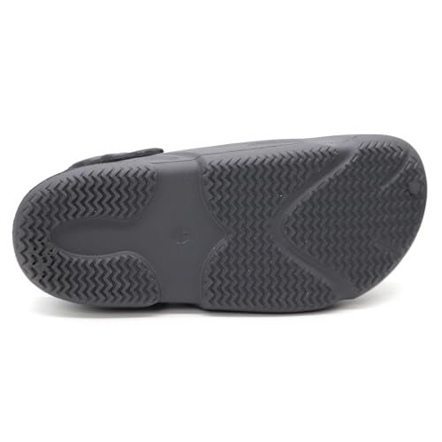SVAAR Premium Comfortable Clogs, Effortless All-Day Ease With Supportive Back Strap Sandals For Men Grey - 9 Uk - Image 4