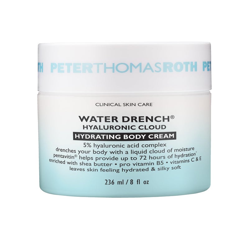 Peter Thomas Roth | Water DrenchÂ® Hyaluronic Cloud Hydrating Body Cream | Hyaluronic Acid Body Moisturizer For Dry Skin, Up to 72 Hours of Hydration