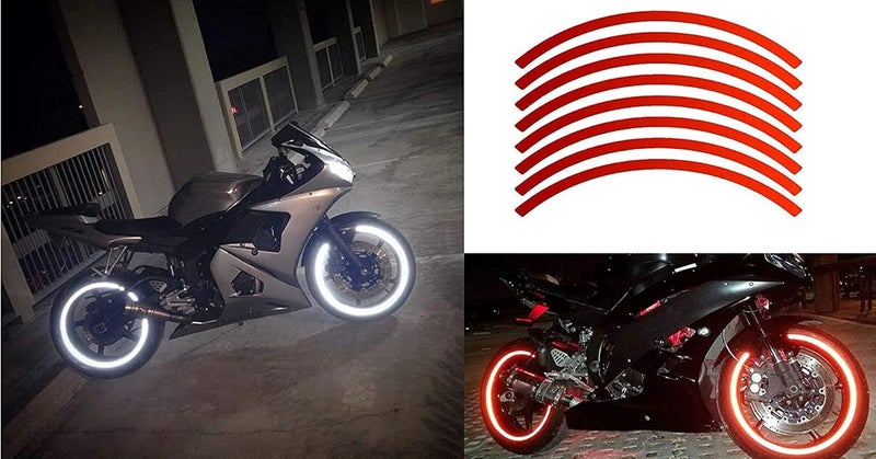 DIY Crafts DIY Crafts CTDIYHI31353 Reflective Tape Outdoor Reflective Tape Conspicuity Diamond Grade Tape 5cmX3meter StripsSet Reflective Motorcycle Car Rim Stripe  - Image 2