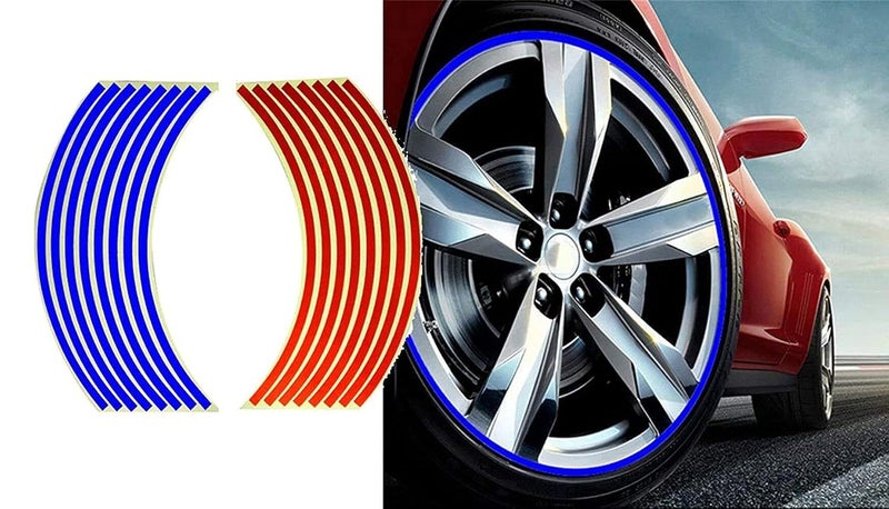 DIY Crafts DIY Crafts CTDIYHI31353 Reflective Tape Outdoor Reflective Tape Conspicuity Diamond Grade Tape 5cmX3meter StripsSet Reflective Motorcycle Car Rim Stripe  - Image 4