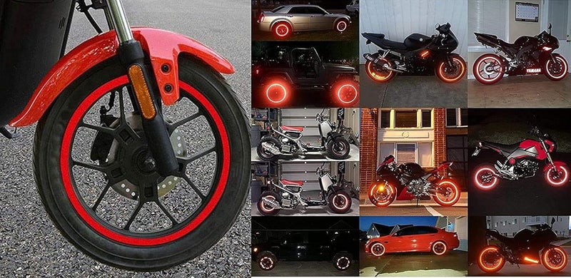 DIY Crafts DIY Crafts CTDIYHI31353 Reflective Tape Outdoor Reflective Tape Conspicuity Diamond Grade Tape 5cmX3meter StripsSet Reflective Motorcycle Car Rim Stripe  - Image 5