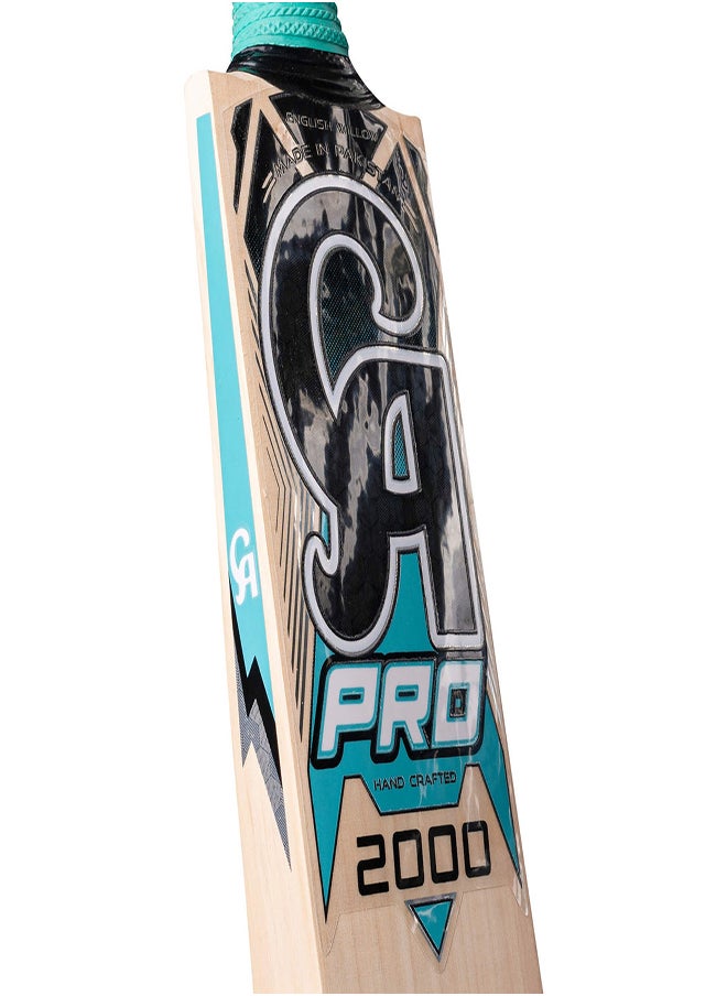CA - Pro 2000 English Willow Cricket Bat - Sh - Image 1