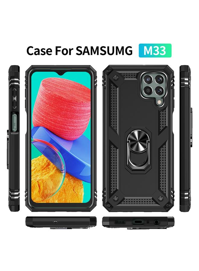 اس-توب جراب لهاتف Samsung Galaxy M33 5G مقاوم للصدمات مصنوع من مادة TPU + PC - Image 2