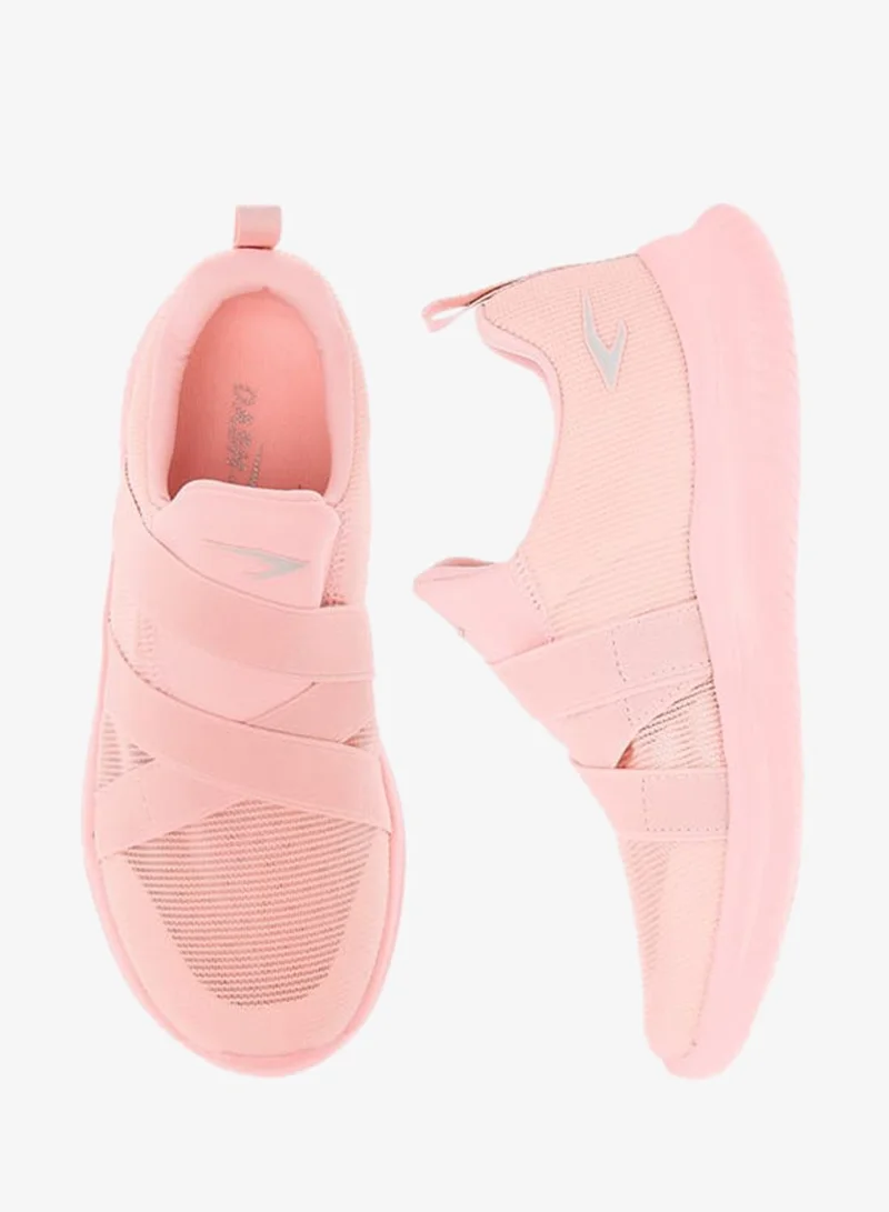 Dash Girls Cross Strap Detail Slip-On Sports Shoes with Pull Tabs