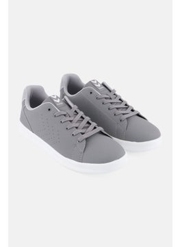 Hummel Men Busan Synth Nubuck Lace Up Outdoor Shoes, Grey  - Image 1
