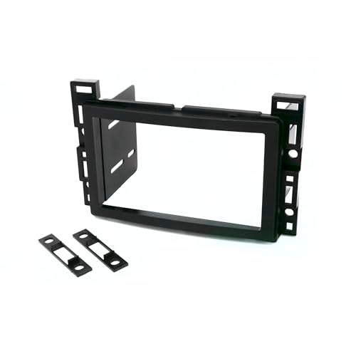 Scosche GM1599B Double DIN Dash Kit for Select 2004-12 Chevrolet, Pontiac and Saturn Vehicles - GM Car Stereo Radio Install Kit - See Fit Guide in Images to Verify Your Vehicle - Image 1