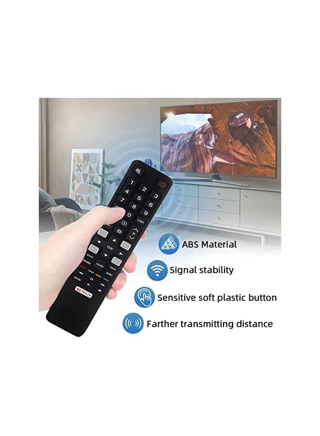 The Bros Remote for TCL Tv Remote RC802N Replaced Remote Control GRC802N YAI2 for Netflix TCL TV 75C2US 65C2US 55C2US 50E18US 55E18US 43P20US 49C2US 32S6000S 40S6000FS 43S6000FS 49S6000FS 55S6000FS - Image 5