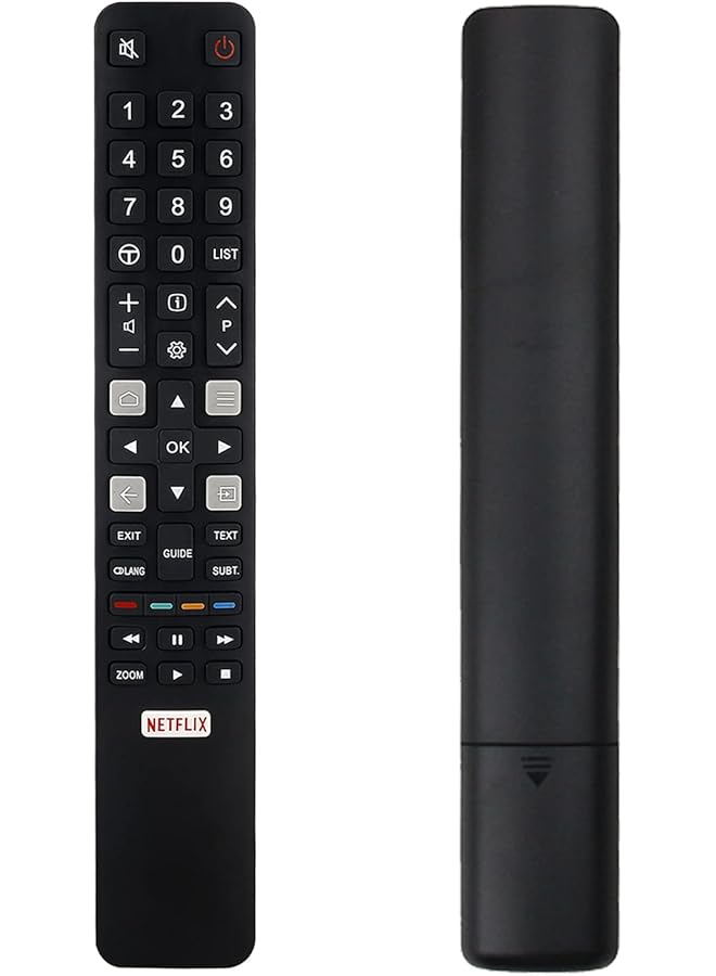 The Bros Remote for TCL Tv Remote RC802N Replaced Remote Control GRC802N YAI2 for Netflix TCL TV 75C2US 65C2US 55C2US 50E18US 55E18US 43P20US 49C2US 32S6000S 40S6000FS 43S6000FS 49S6000FS 55S6000FS - Image 1