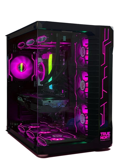 Phantom Glow Gaming PC,Intel Core i7-14700K | 16GB DDR5 RAM | 1TB NVMe SSD |NVIDIA GeForce RTX 5060 Ti Graphic Card |Windows 11 Pro |TRUENORT RGB Black Case