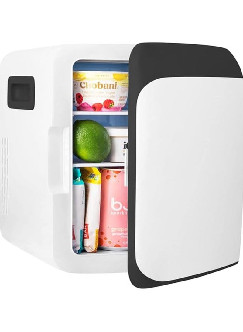 Tradeo Mini Beauty Fridge, 8L Portable Skincare Refrigerator, Compact Cooler for Cosmetics, Food & Drinks & Milk for Travel & Car & Office and Beverages, White - Image 2