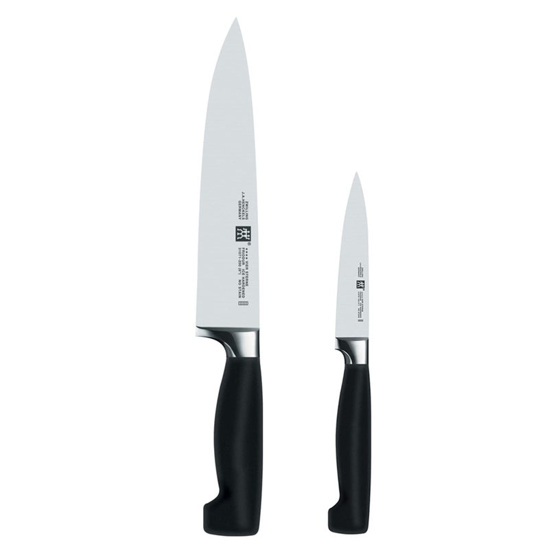 HENCKELS ZWILLING Four Star 2-Piece Chef's Set, "The Must Haves" Knife Set - Image 1